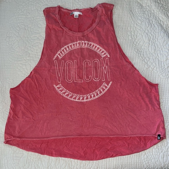 Women’s XL pink Volcom tank top. Lightweight stretchy material. Great condition. - Picture 1 of 3